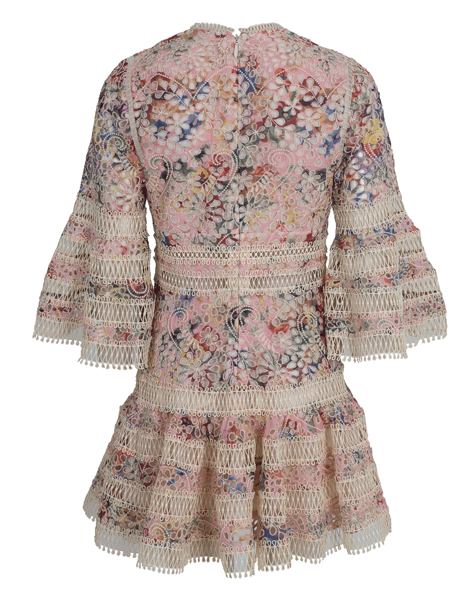ZIMMERMANN-Lovelorn Floral Flutter Dress-
