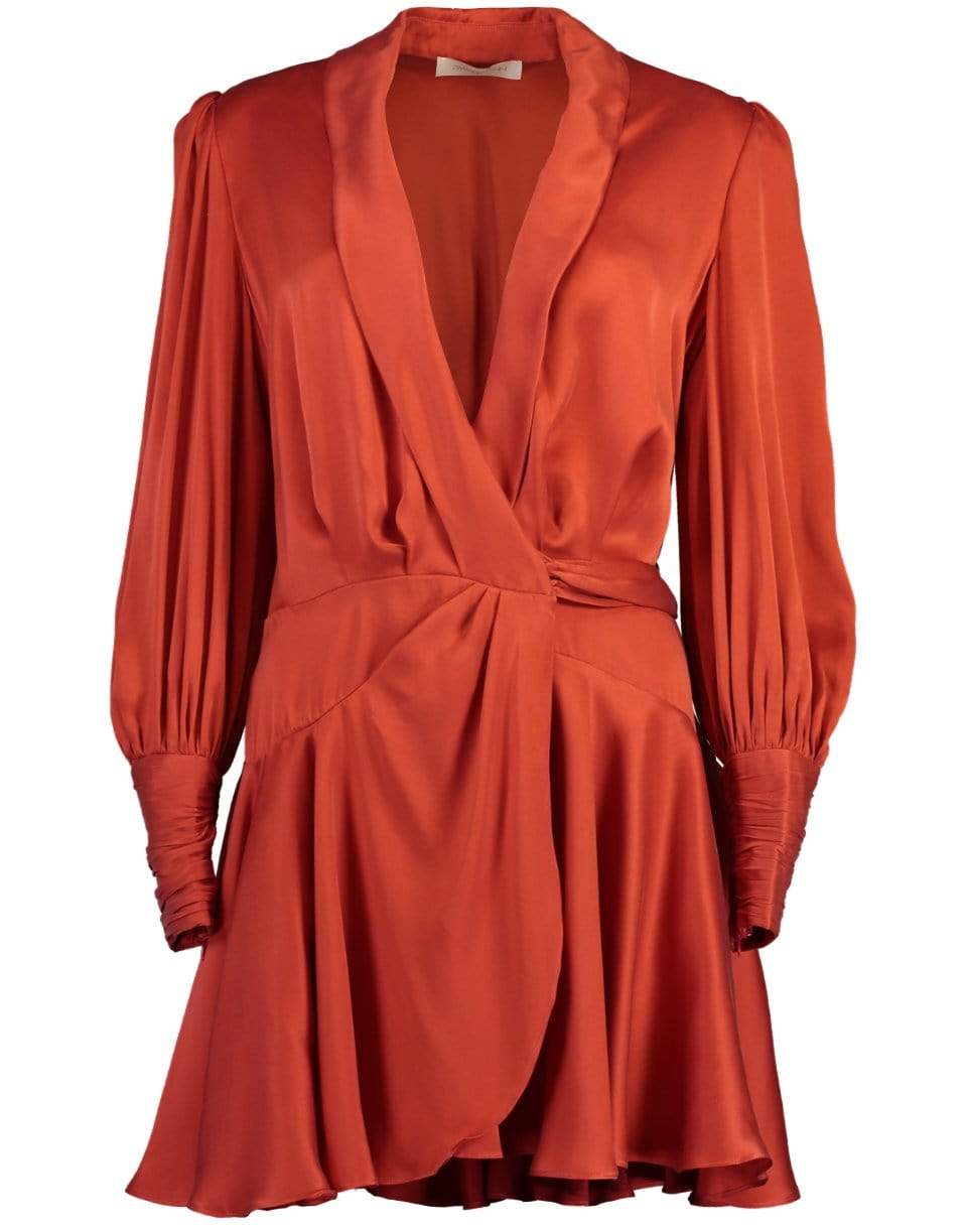 Silk Wrap Mini Dress CLOTHINGDRESSCASUAL ZIMMERMANN   