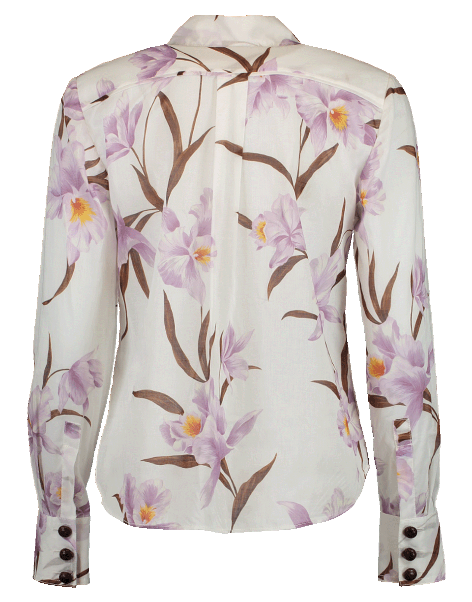 Corsage Orchid Print Shirt CLOTHINGTOPBLOUSE ZIMMERMANN   