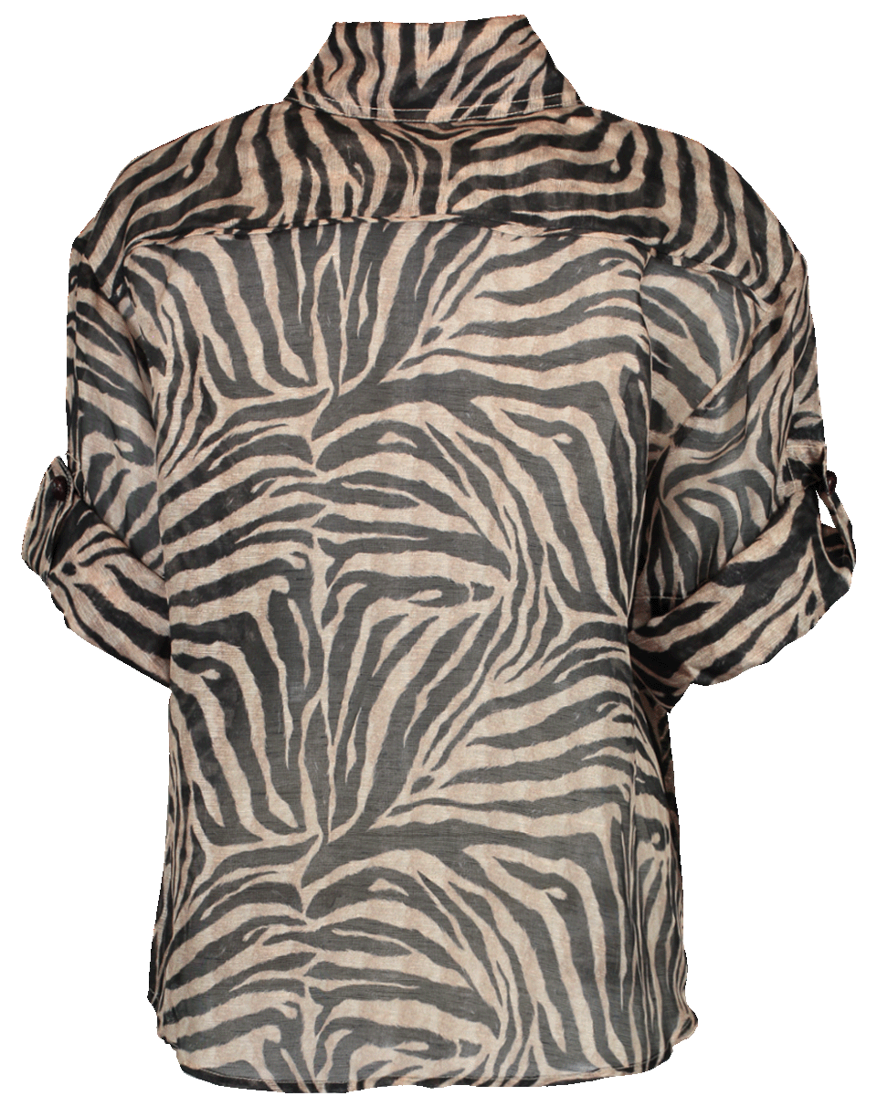 ZIMMERMANN-Corsage Safari Shirt-