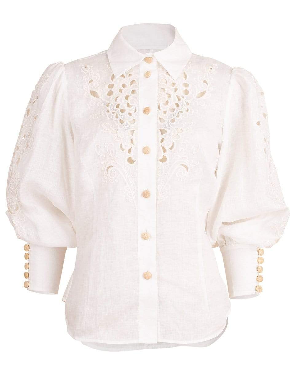 ZIMMERMANN-Peggy Embroidered Shirt-