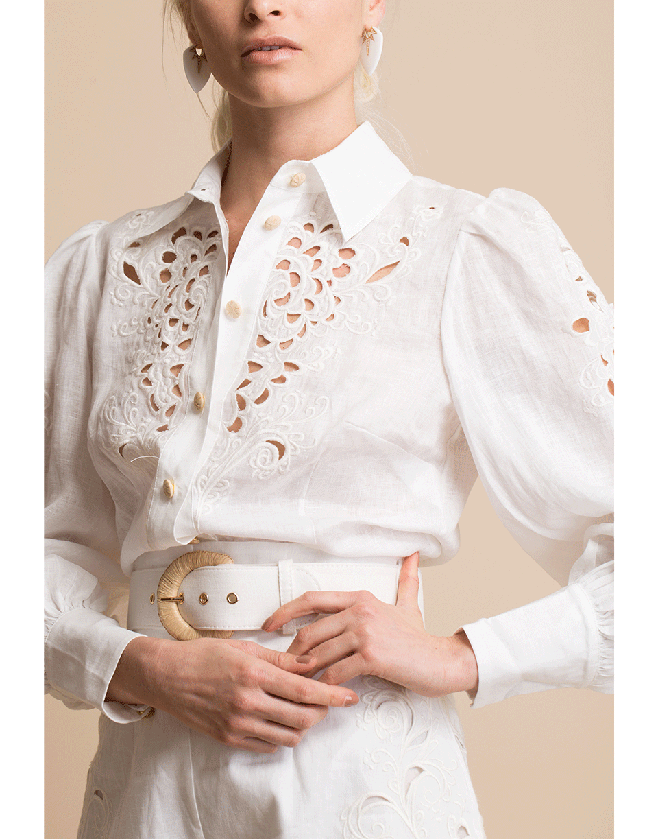 ZIMMERMANN-Peggy Embroidered Shirt-